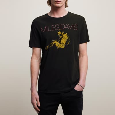 Black Miles Davis Vintage T-Shirt