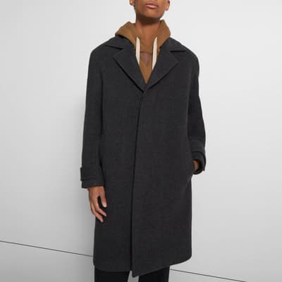 Charcoal Longline Coat