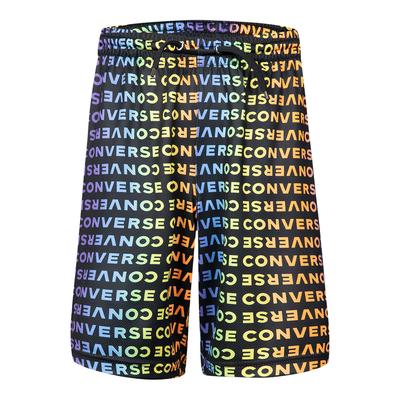 Teen Boy's Black Ombre All Over Print Shorts