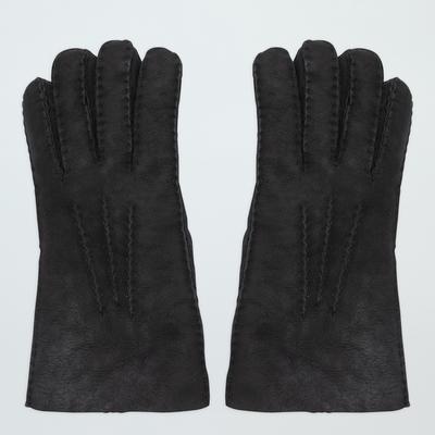 Black Shearling Gloves