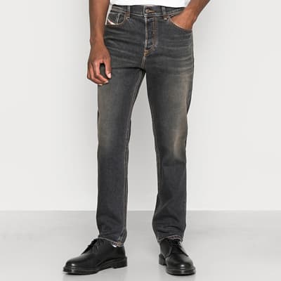 Washed Black 2005 D-Fining Straight Stretch  Jeans