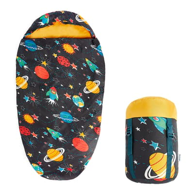 Camping Collection Kids Sleeping Bag, Space