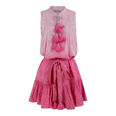 Fina Dress Ombre Pink