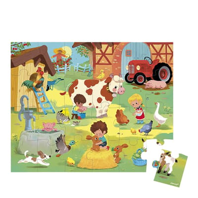 Puzzle A Day At The Farm, 24 Pieces