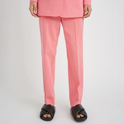 Pink Zella Cotton Blend Trousers