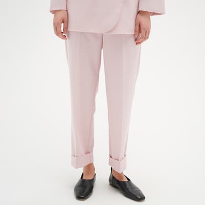 Pink Naxa Turn-up Trouser