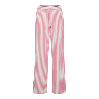 Red Linen Amos Stripe Trouser