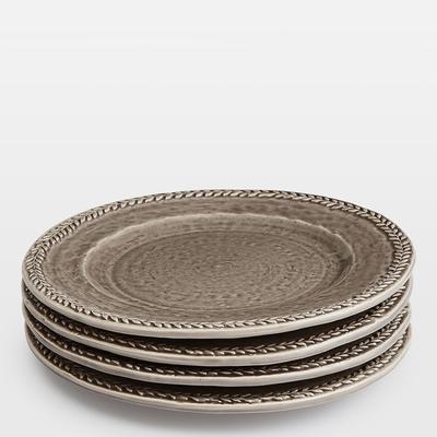 Set of 4 Grey Hillcrest Side Plates