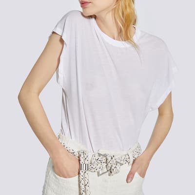 White PauLinena Relaxed Top