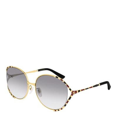 Women's Grey/Multi Gucci Sunglasses 64mm