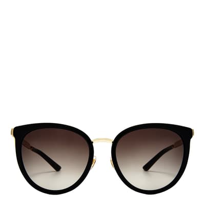 Unisex Black Gucci Sunglasses 56mm