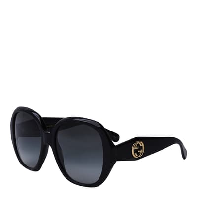 Women's Black Gucci Sunglasses 56mm