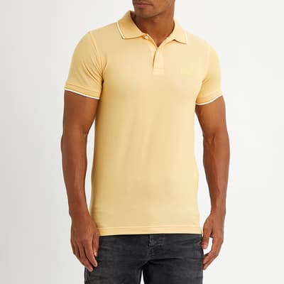 Yellow Small Branded Polo Top