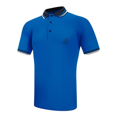 Blue ProQuip Contrast Polo Shirt