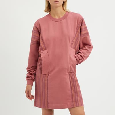 Pink Cotton Jumper Dress