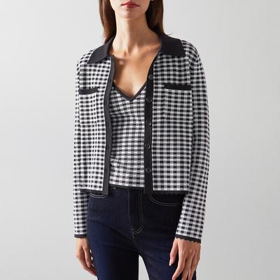 Black Jasmine Check Jacket