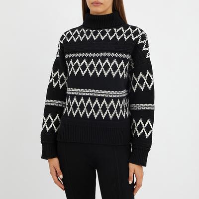 Black / Cream Fair Isle Jumper