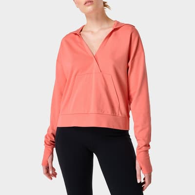 After Class Relaxed Hoody - Warm Pink
