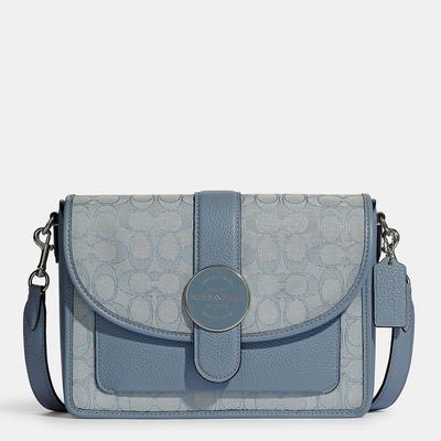 Blue shop coach crossbody