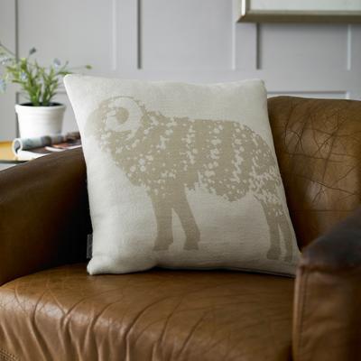 Ram 45x45cm Cushion, Grey