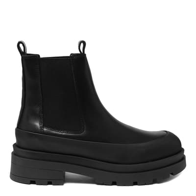 Black Trento Leather Ankle Boots