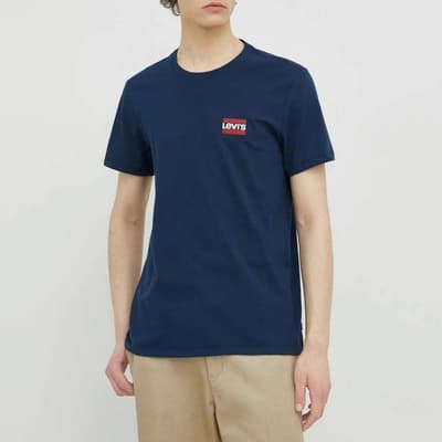 Navy 2 Pack Cotton T-Shirts