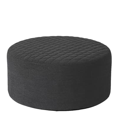 SAVE £70 - Ambition Quilted Footstool , Charcoal