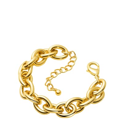18K Gold Chunky Link Bracelet