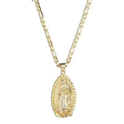 18K Gold Religious Necklace