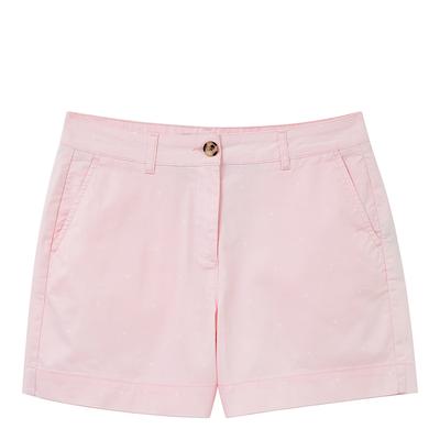 Pink Spotted Chino Short