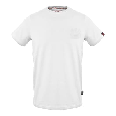 White Tonal Logo Cotton T-Shirt