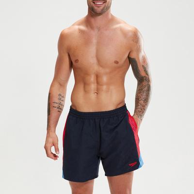 Navy Men's Hyper Boom Splice 16" Swim Shorts