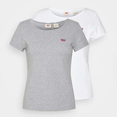 White/Grey 2 Pack T-Shirts