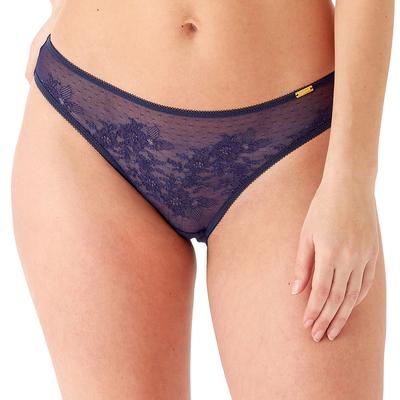 Purple Glossies Lace Brief