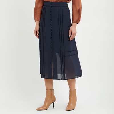 Wms-Azalae-A-Line Midi Skirt