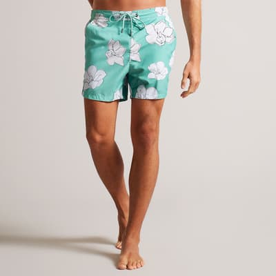 Large Scale Floral Swimshort