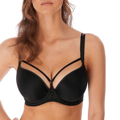Black Awakening Moulded Plunge T-shirt Bra