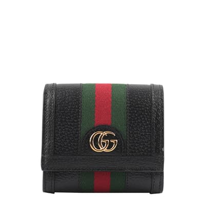 Black Gucci Ophida Fold Wallet