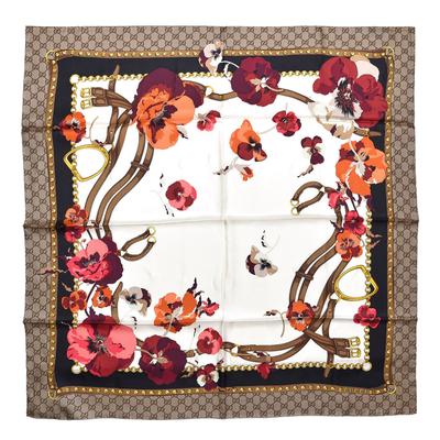 Beige Gucci GG Printed Shawl