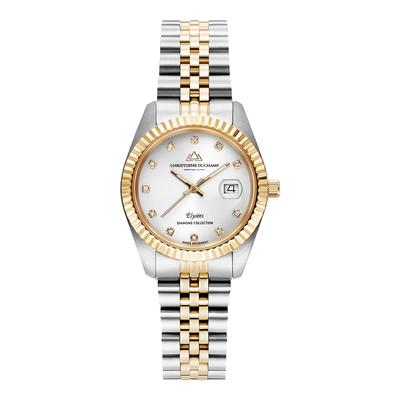 Women's Elysees Gold & Silver Watch 33mm