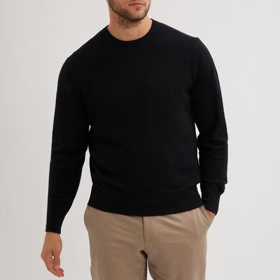 Black Crew Neck Cashmere Jumper