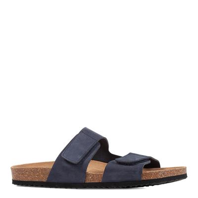 Mens Navy Suede Ghita Sandal