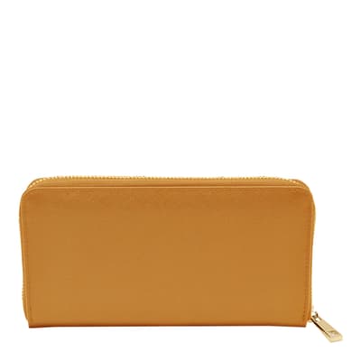 Brown Zipped Wallet