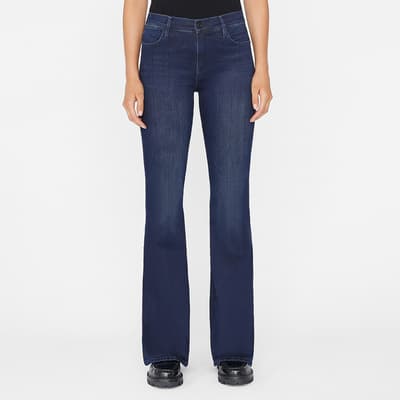 Dark Blue Le High Flare Jeans