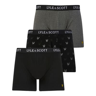 Multi Elliot 3 Pack Boxer Shorts