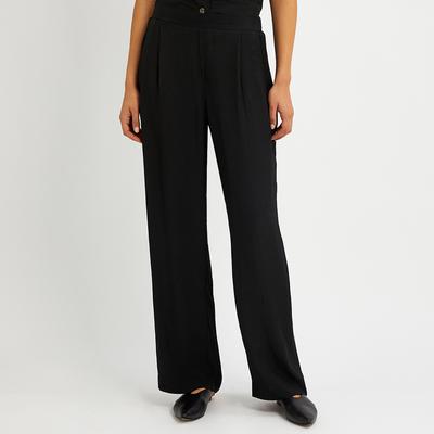 Black Acetate Trouser