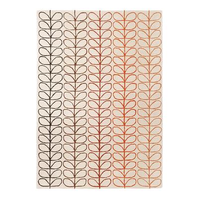 Linear Stem Ombre 061103 250x350cm Rug, Tomato