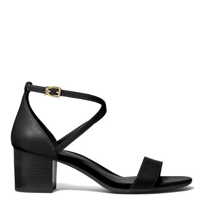 Black Serena Flex Heeled Sandal