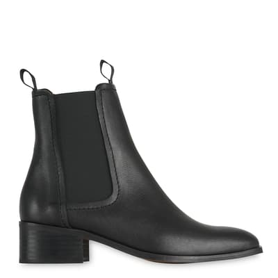 Black Fernbrook Leather Chelsea Boots
