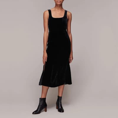 Black Mila Midi Dress